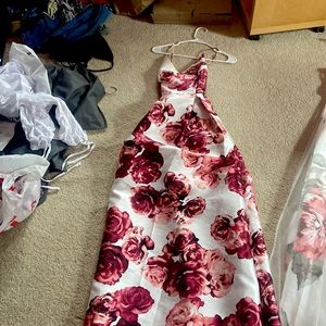 Pink/white prom dress from Windsor only worn once!